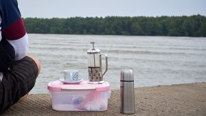 Coffee Making Challenge #1: Frech Press di Dermaga Pelabuhan Karangantu